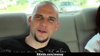 Desperate teen naked in public and fucks to pay rent 2