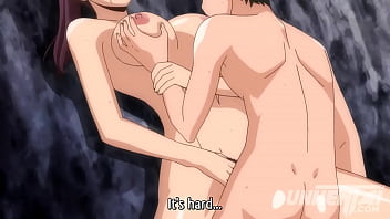 Stepmom touching her Young Stepdaugther at the Beach ... 