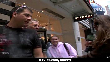 Desperate teen naked in public and fucks to pay rent 2