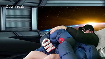 Orbiting Planet Earth Episode 1 Xumu Giant Coat Down Jacket Cum Fetish Puffer Humping...