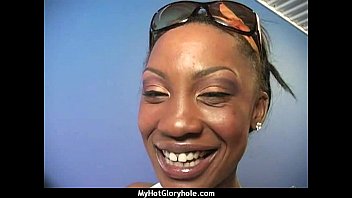 Nice and hot interracial blowjob video 29