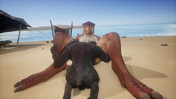Goat Fucks And Cum On Lizard Woman039 S Tits Wildlife...