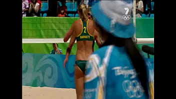 Beach Volleyball Bikini Butt Spam Fun...