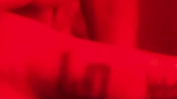 Red light swollen pink gets fingered slowly by prison tattooed fingers...