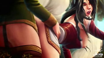 Ahri fucking in the woods/ League of legends