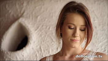 Anna shows her virgin pussy to the camera
