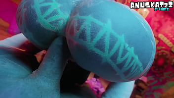 Anal fucked maid in the kitchen