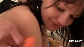 Teenie fucked in hard bondage