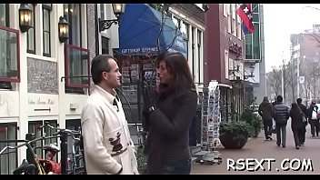 Clip Aroused boy takes a journey in the amsterdam redlight district