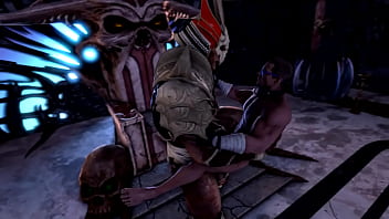 Johnny Cage Rides Shao Kahn