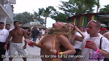 Bartenders-Bash Tit-Flashing Pool-Party Body-Paint Public-Nudity Dreamgirls Public-Flashing Florida Bartender Private Flashing Public Party Homemade Bikini Outdoor