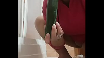 big tits, wet pussy, vegetable, masturbation