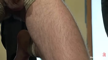 [MenOnEdge] Hairy Dude Gets His Uncut Cock Edged! - Drake Temple