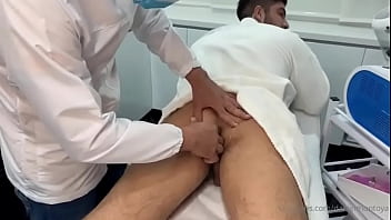 Doctor barebacking his patient