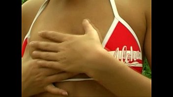 Young blond dildo play