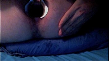 Solo anal masturbation... First ever gape...