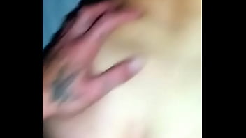 Hot gorgeus 18 got orgasm on tattoo boyf cock...