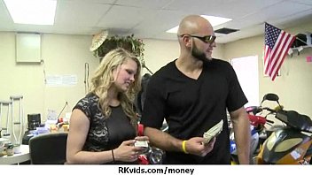 Tight teen fucks a man in front of the camera for cash 2