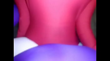 Spandex fuck doll
