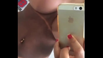 Hot Brunette Showing Off Naked