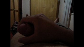 Masturbating