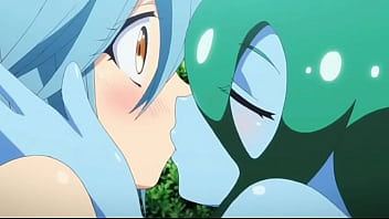 Monster Musume Ep 5 - Papi gets licked by Suu until she cums