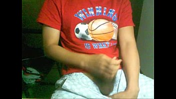 asia boy wanking