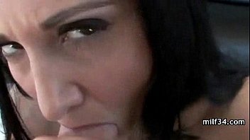 Horny big-tit MILF fucked hard