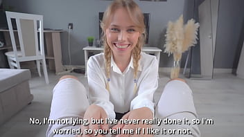 Video I'm going to learn to suck cock on you after school so I can surprise my boyfriend afterward