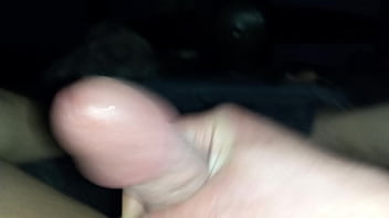 Stroking My Hard Throbbing Cock Cumshot While Neighbor Watching Me...
