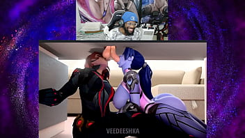 Thicc Fat Fucking Ass Widowmaker Sucking Cock With Black Widow, Peni Parker Sucks Cock, D.VA Anal