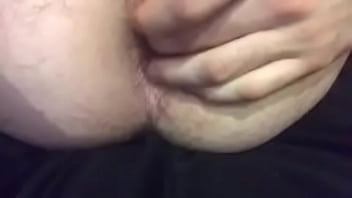 Sub gay rubbing and fingering ass