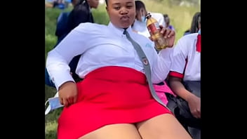 Bbw young lady is fucked bar on a chair...