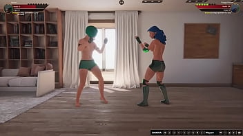 naked fighter 3d, femdom, petite, female mma