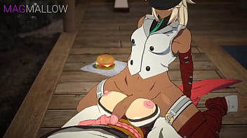 guilty gear, compilation, cumshot, futanari