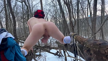 Cumming In The Snow