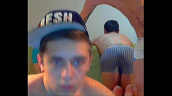 4 friends showing off on cam