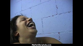 Horny Lady Enjoys Gloryhole Cocksucking Interracial 2