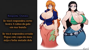 JOI HENTAI BR PT NAMI E NICO QUIZ PLAY(CEI,PISS PLAY,BDSM, FEMINIZA&Ccedil_&Atilde_O, JOGO DA MOEDA,ANAL, CUBOS DE GELO, JOGO DA URINA, JOGO DA BANHEIRA(TRADU&Ccedil_&Atilde_O)