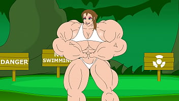 disney, muscle growth, fat, bimbo