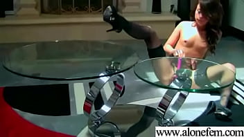 Girl Masturbating With Sex Toys Dildos To Get Orgasm clip-27