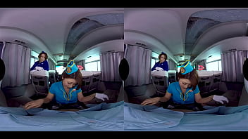 【ＶＲ】あの有名なファン感バスに乗った僕！お相手してくれるのは「君島みお＆推川ゆうり」