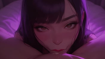Please Cum In My Mouth - Young Asian Blowjob POV - AI 