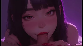 Please Cum In My Mouth - Young Asian Blowjob POV - AI 