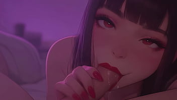 Please Cum In My Mouth - Young Asian Blowjob POV - AI 