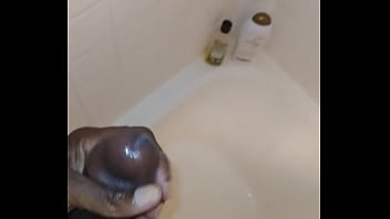 Frosty jay bbc stroking his fat black dick