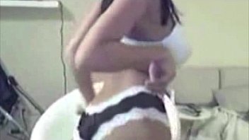 Sexy girls does strip tease on webcam 