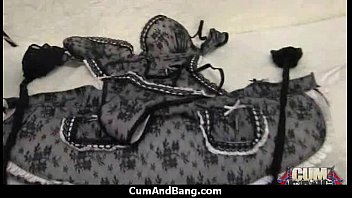 Nice ebony fucked by several white guys in all holes 16