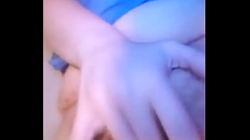 Playing with her pussy