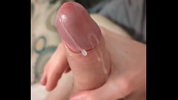Cute teen Boy CUMS hot Sperm from big Cock in slow motion  